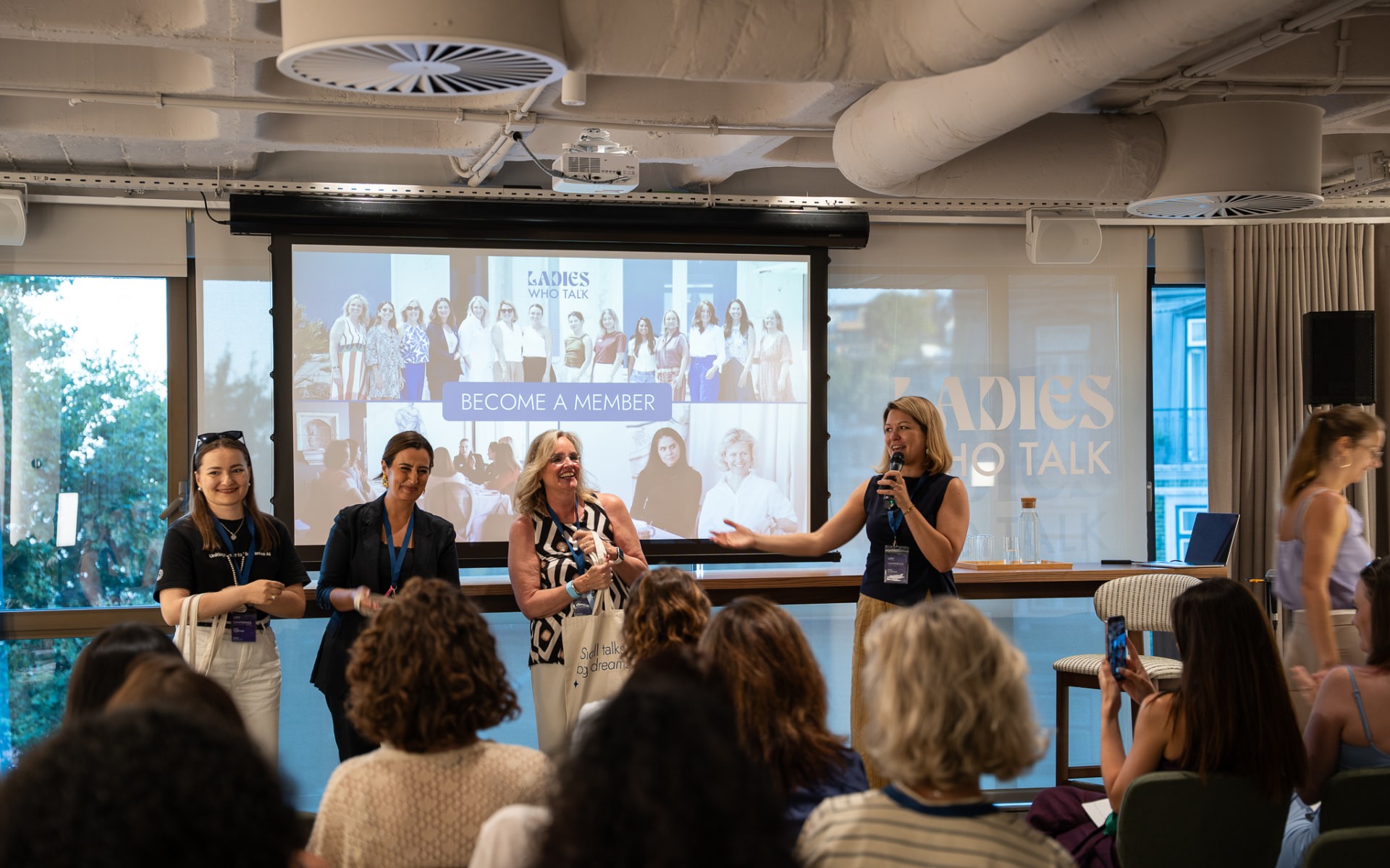 Open events: conferences, brunches, and other formats